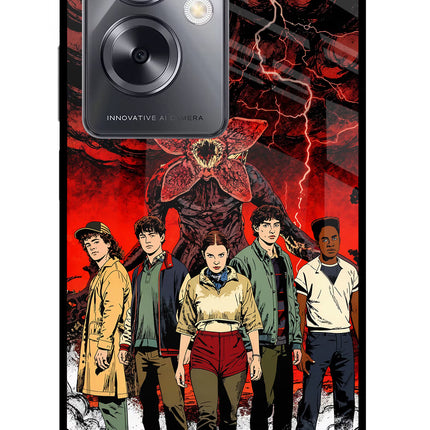 Ordinary Things Characters Oppo A79 5G Glass Case