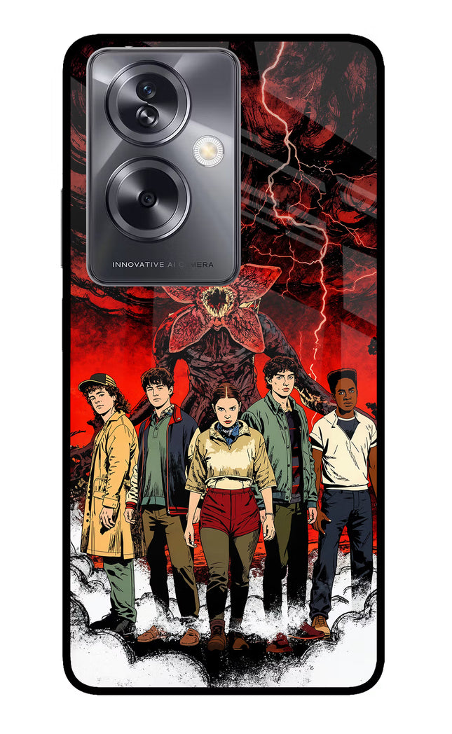 Ordinary Things Characters Oppo A79 5G Glass Case