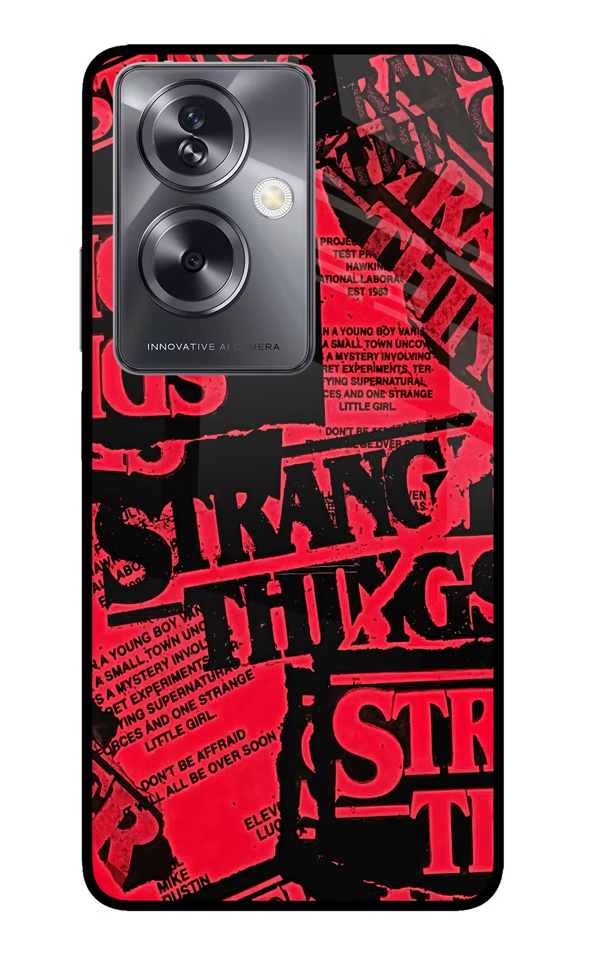Ordinary Things Oppo A79 5G Glass Case Back Cover by Casekaro