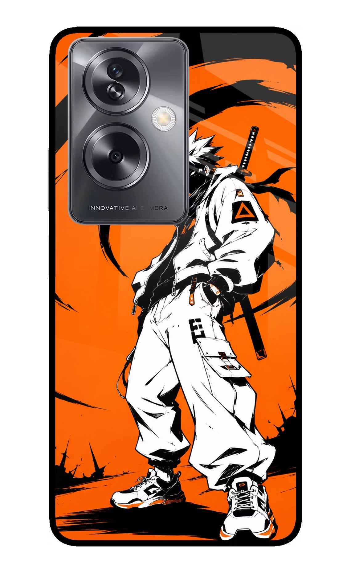 Street Samurai  Oppo A79 5G Glass Case