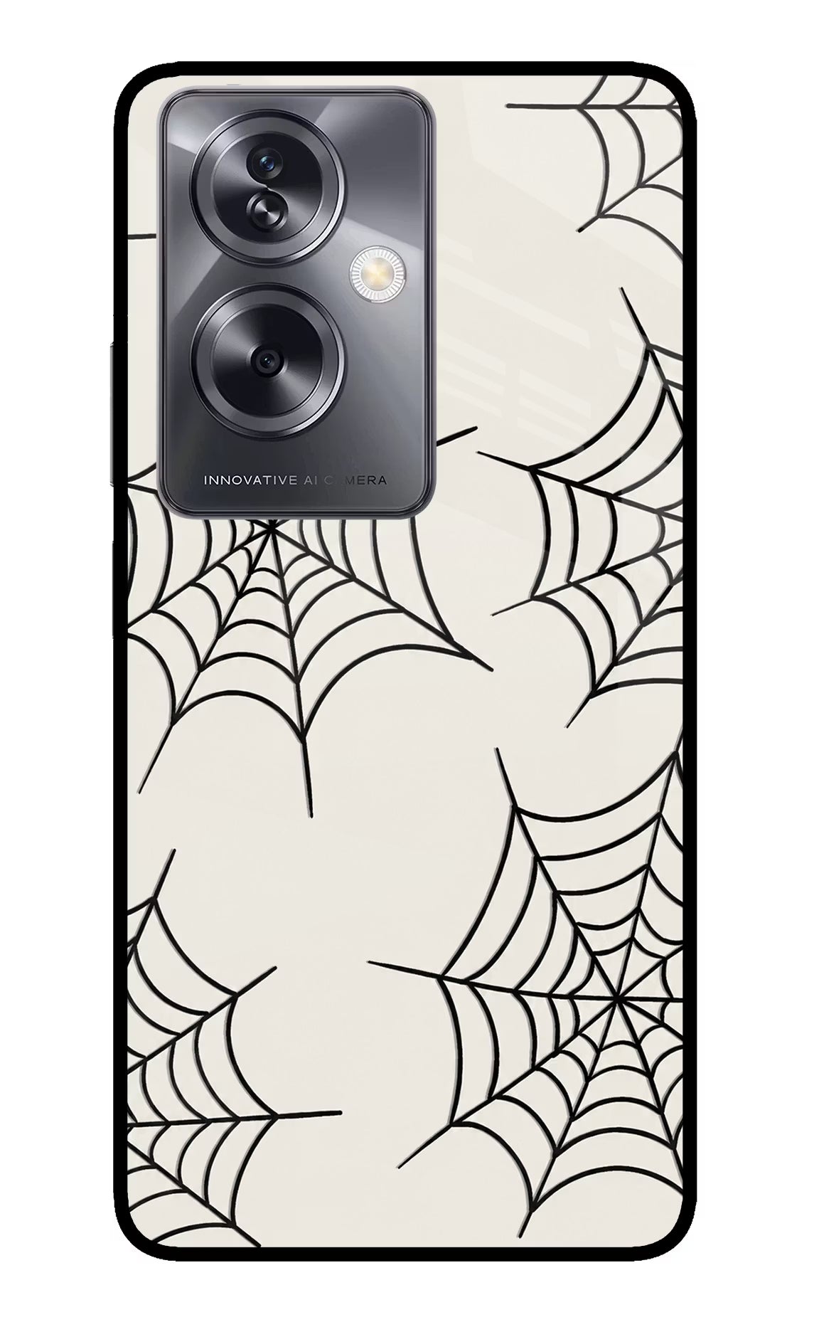 Spider Web Oppo A79 5G Glass Case