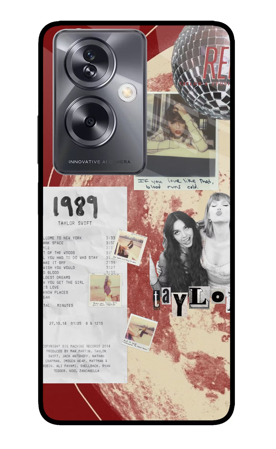 Taylor Swift Oppo A79 5G Glass Case