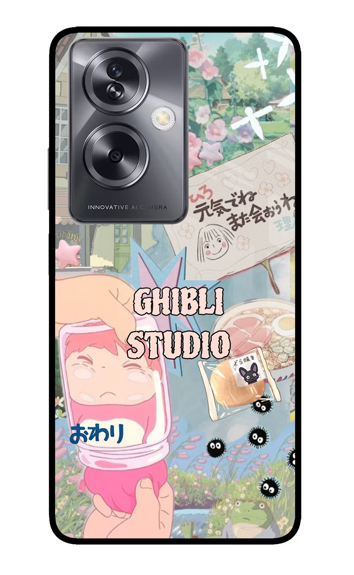 Studio Ghibli Oppo A79 5G Glass Case