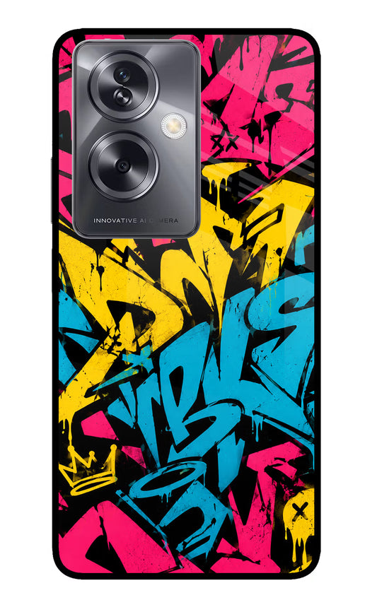 Graffiti Vibe Oppo A79 5G Glass Case