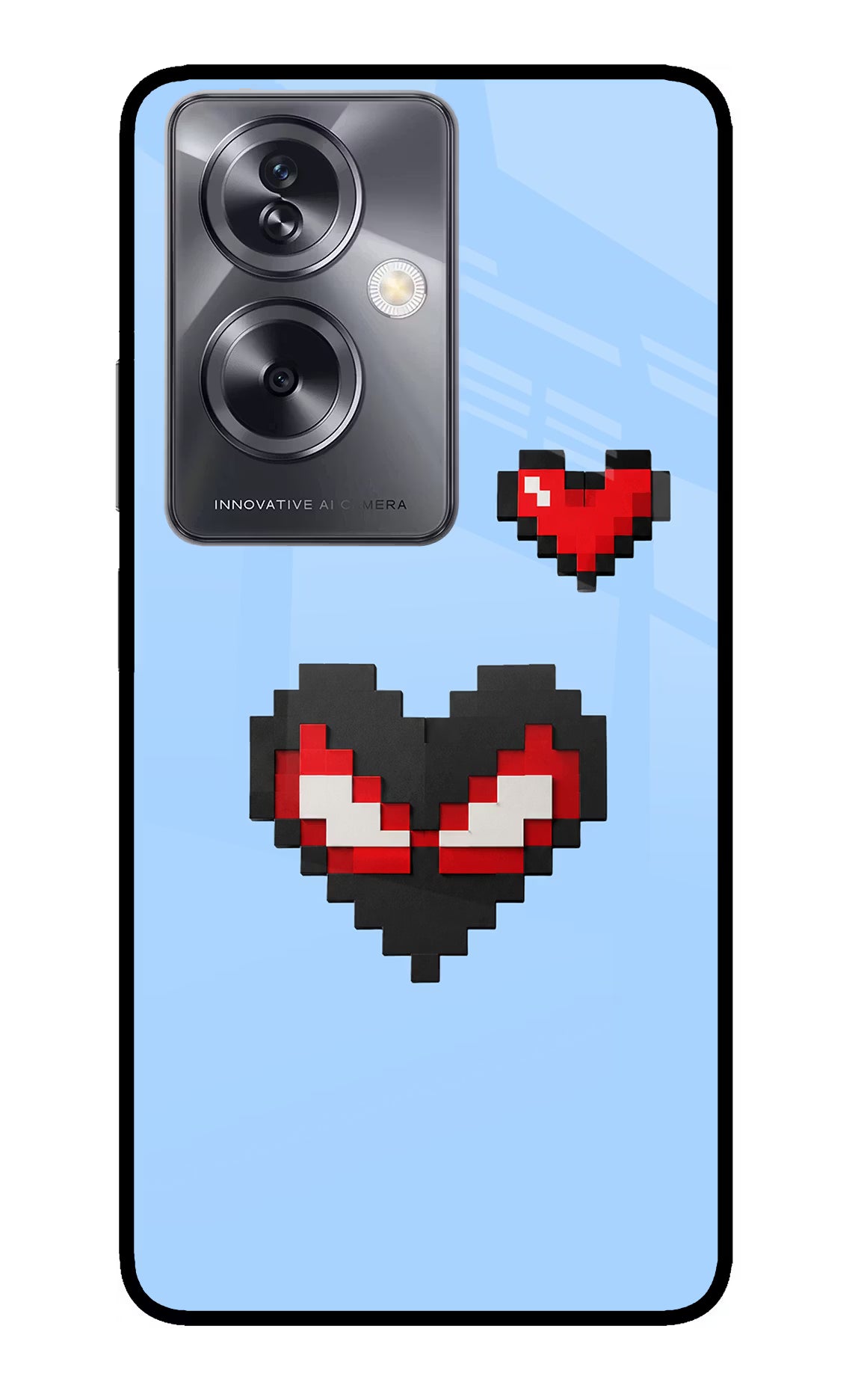 Peter Heart Oppo A79 5G Glass Case