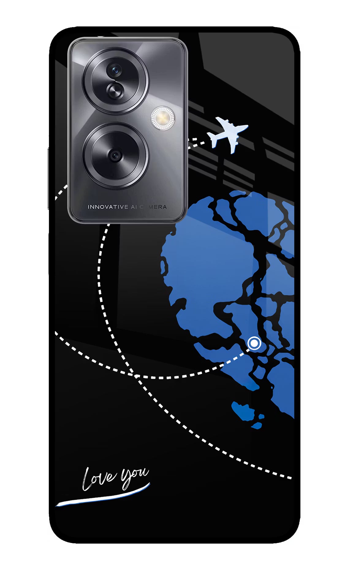 Love Orbit Oppo A79 5G Glass Case