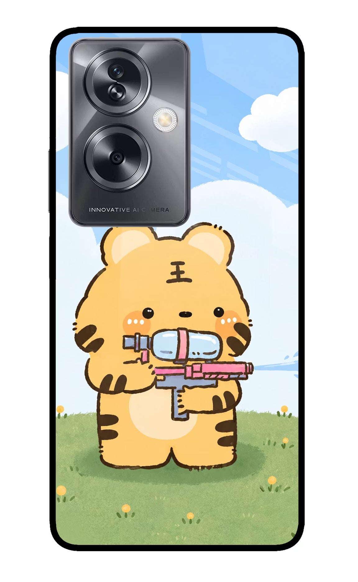 Tiger Treat Oppo A79 5G Glass Case