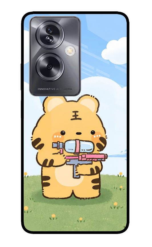 Tiger Treat Oppo A79 5G Glass Case
