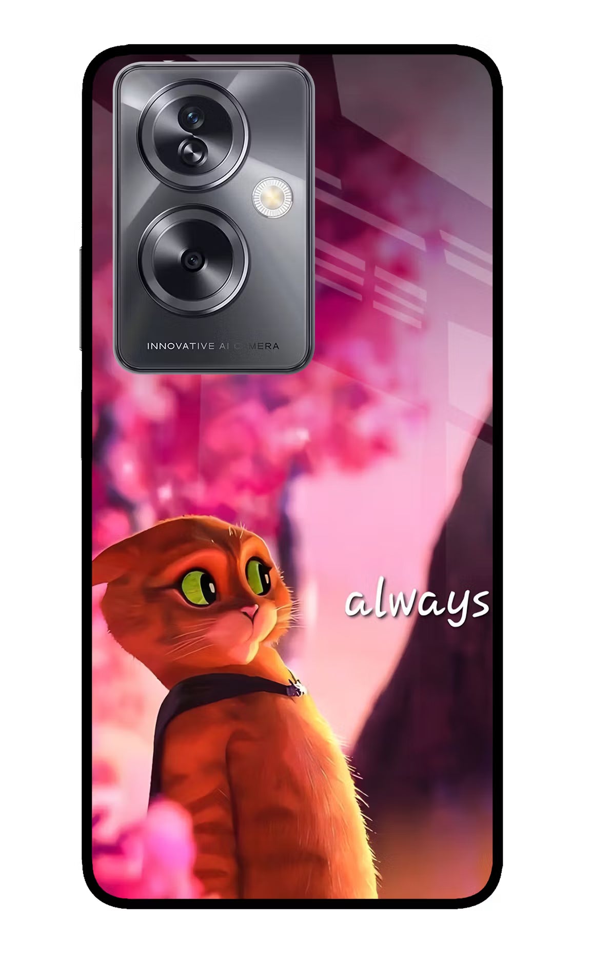 Always Cat Oppo A79 5G Glass Case