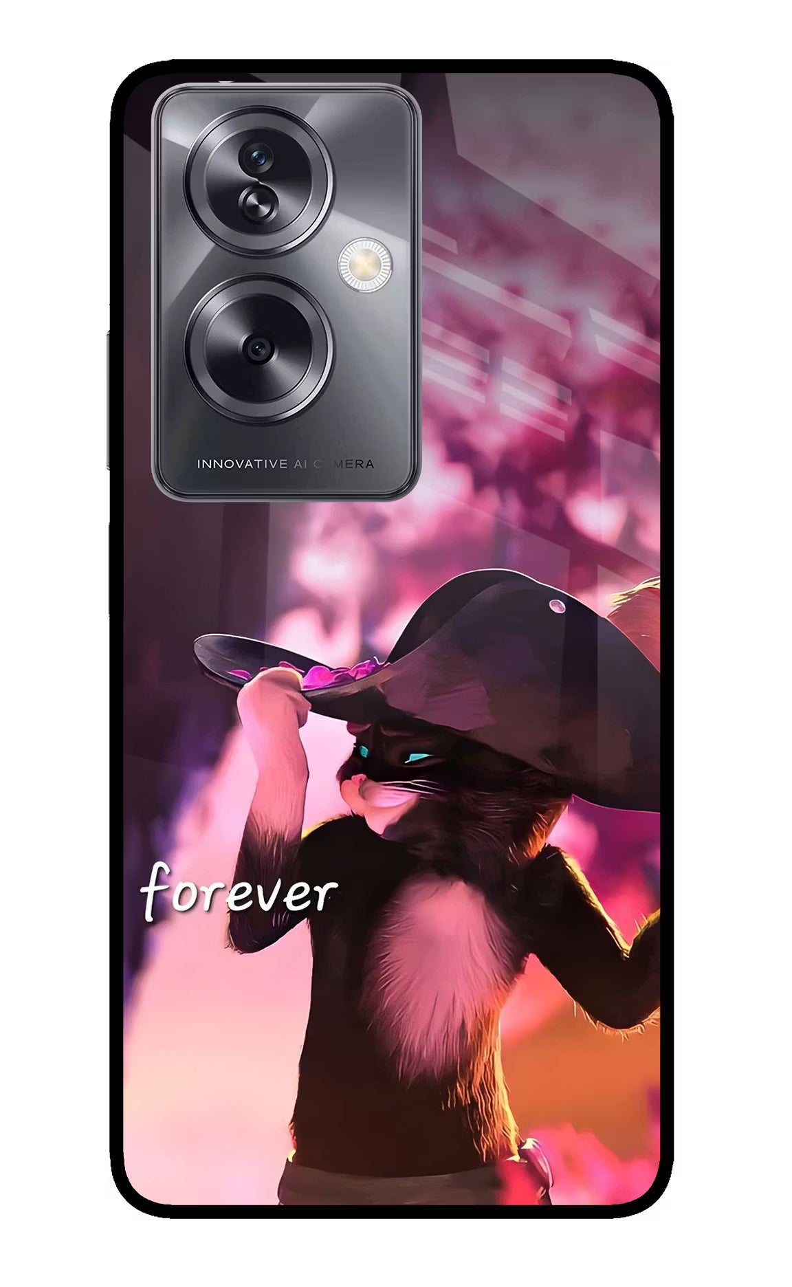 Forever Cat Oppo A79 5G Glass Case