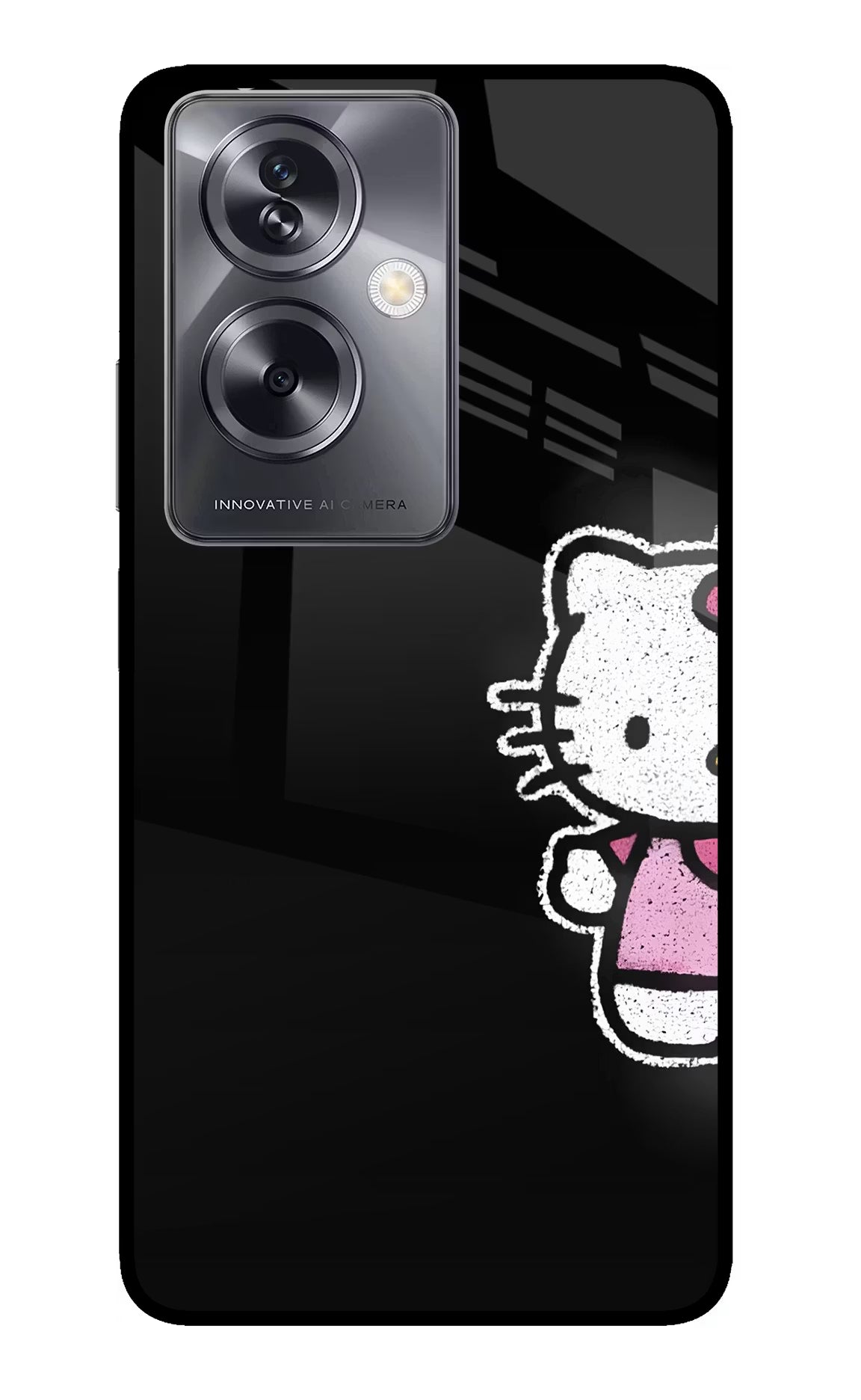 Kitty Charm Oppo A79 5G Glass Case