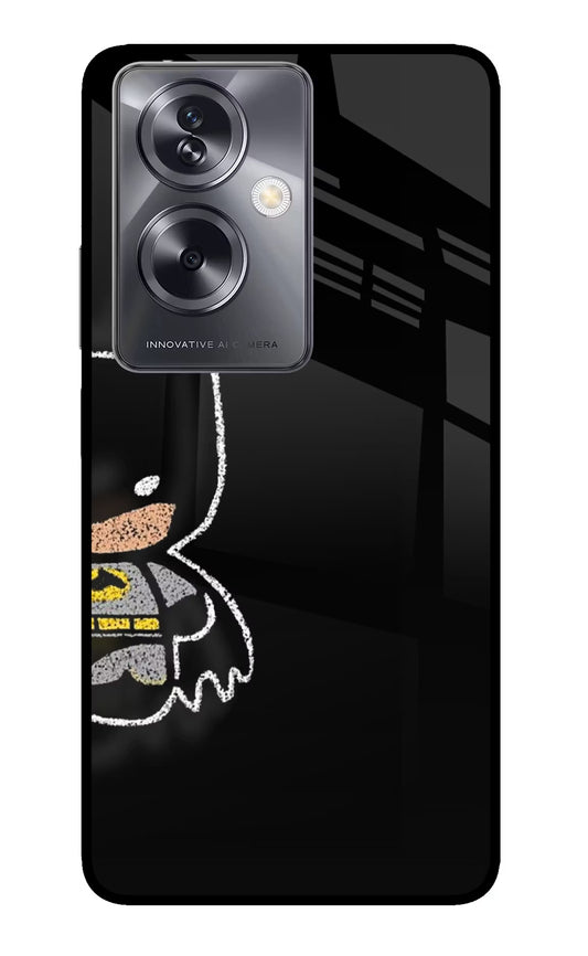 Bat Kitty Oppo A79 5G Glass Case