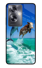 Dolphin vs Cow Oppo A79 5G Glass Case