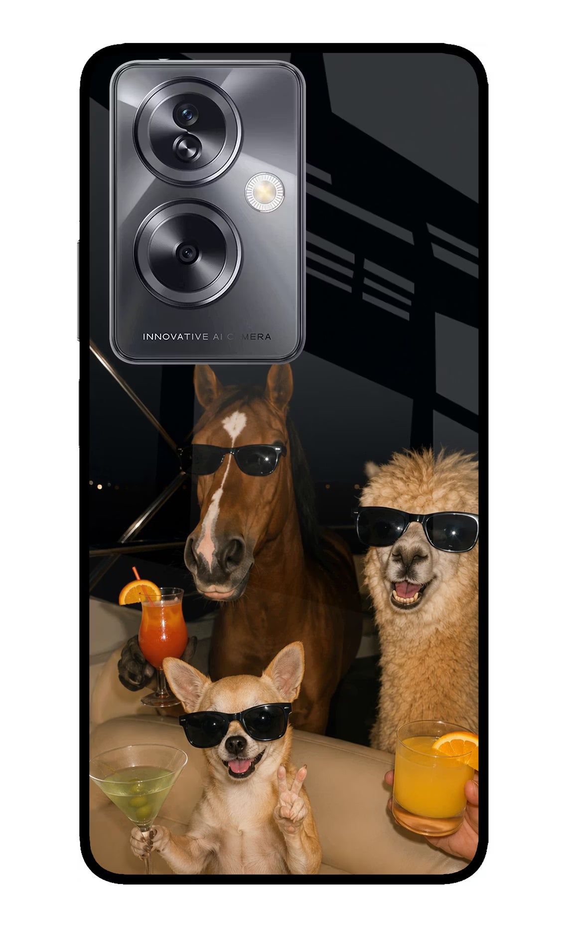 Party Squad Oppo A79 5G Glass Case