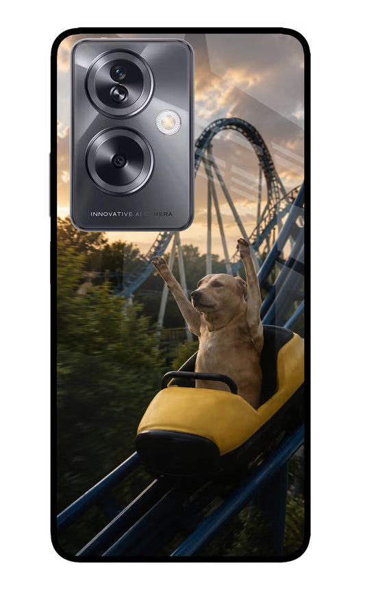 Rollercoaster Dog Oppo A79 5G Glass Case