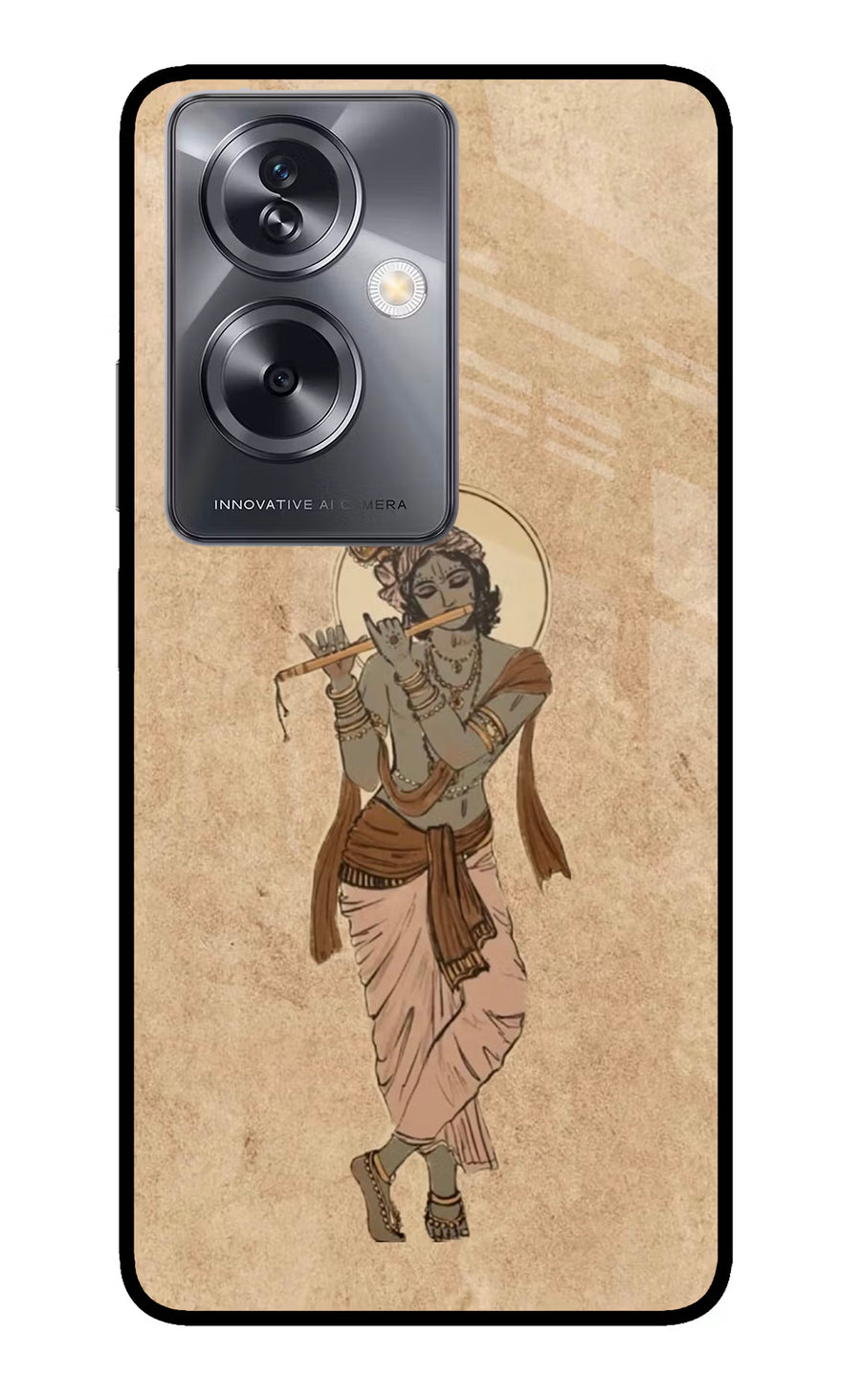 Krishna Oppo A79 5G Back Cover, Glass case