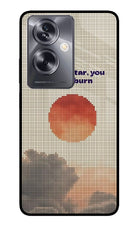 Pixel Sun Oppo A79 5G Glass Case Back Cover by Casekaro