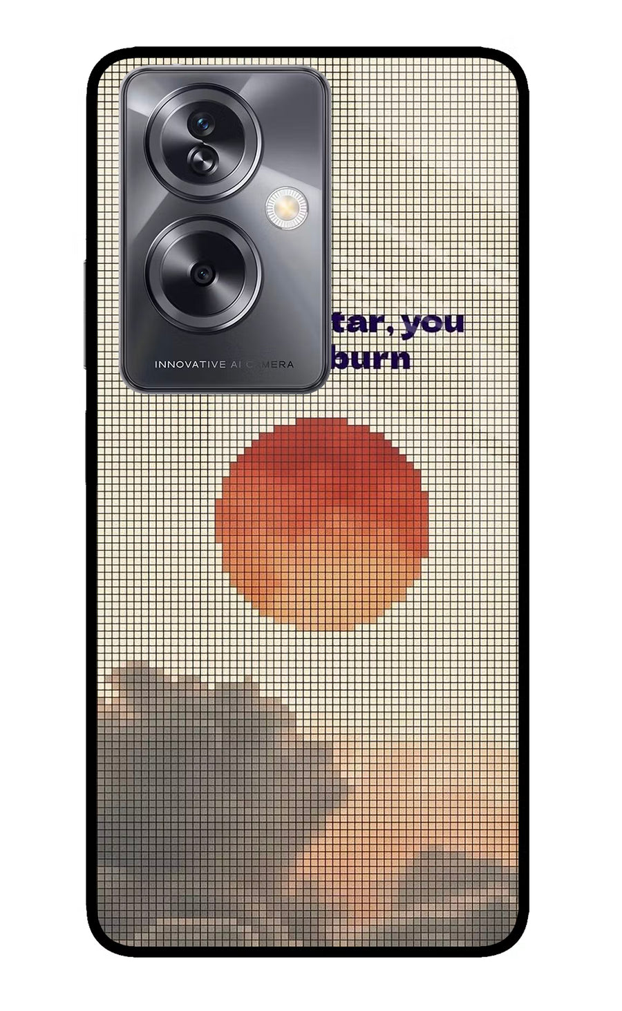 Pixel Sun Oppo A79 5G Back Cover, Glass case