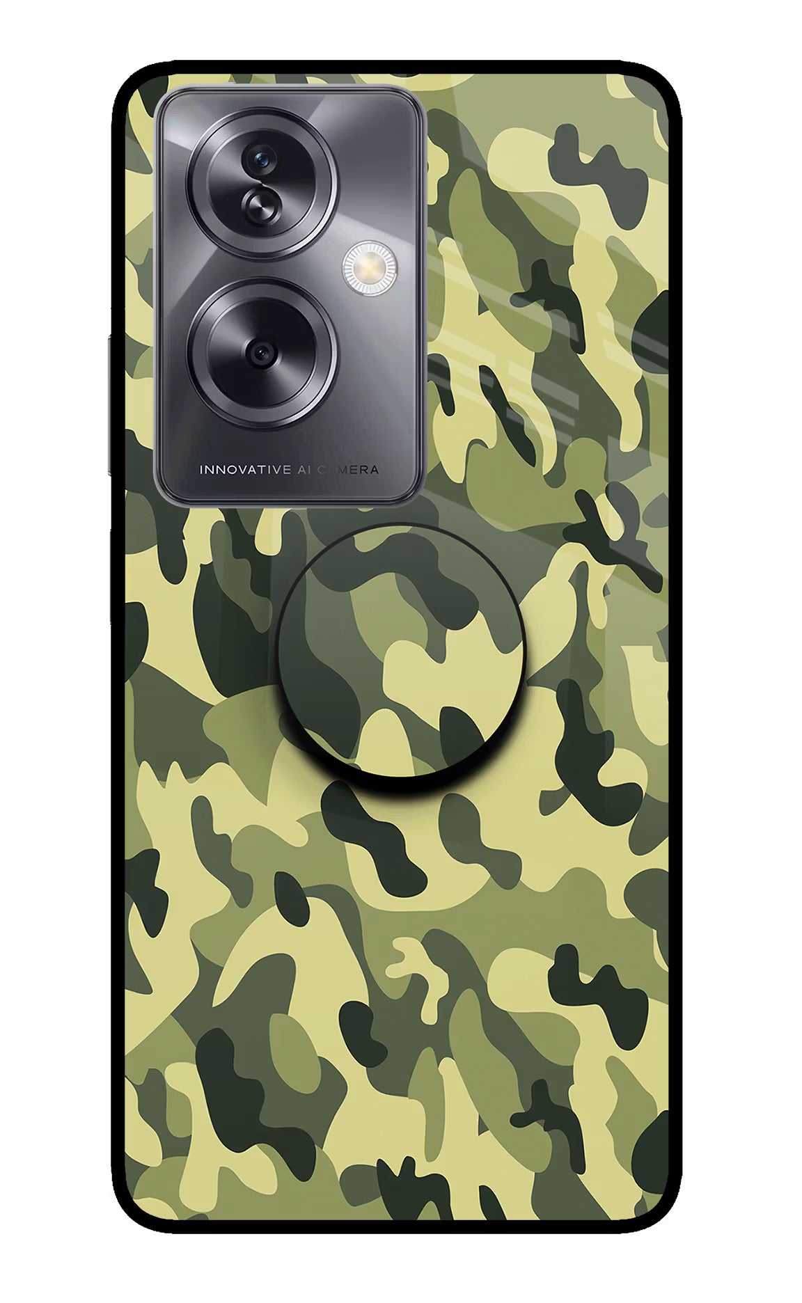 Camouflage Oppo A79 5G Pop Case by Casekaro