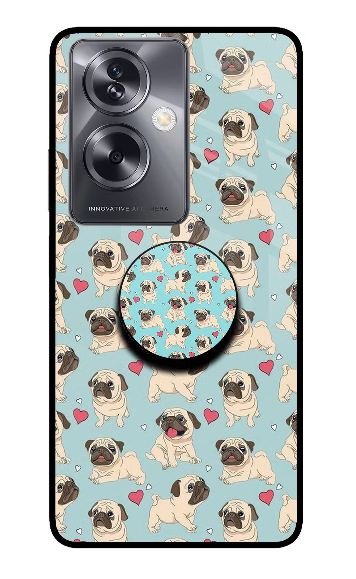 Pug Dog Oppo A79 5G Pop Case by Casekaro