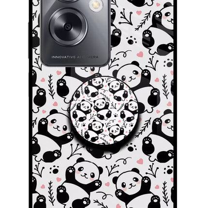 Cute Panda Oppo A79 5G Pop Case by Casekaro