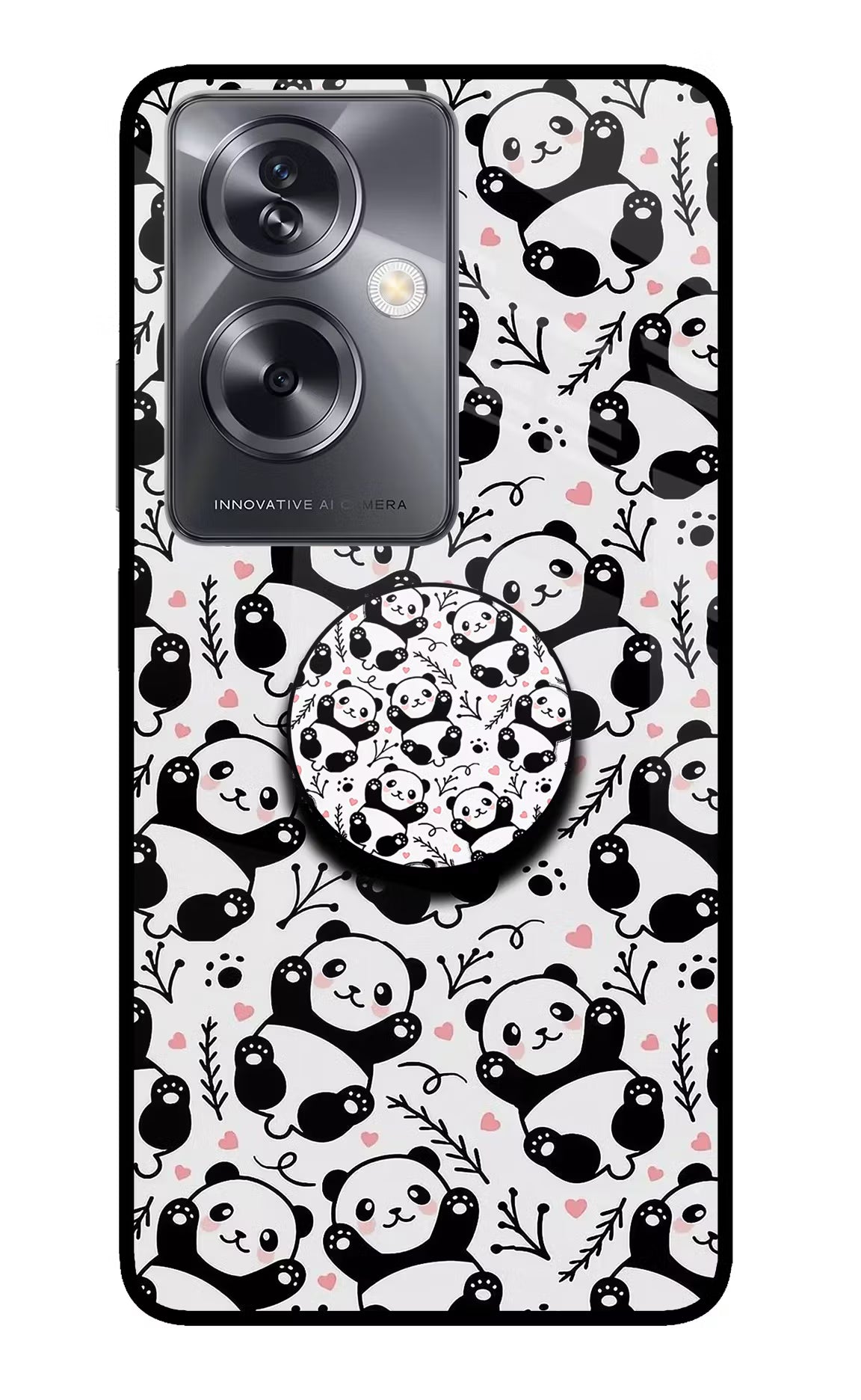 Cute Panda Oppo A79 5G Pop Case by Casekaro