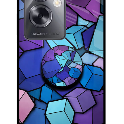 Cubic Abstract Oppo A79 5G Pop Case by Casekaro