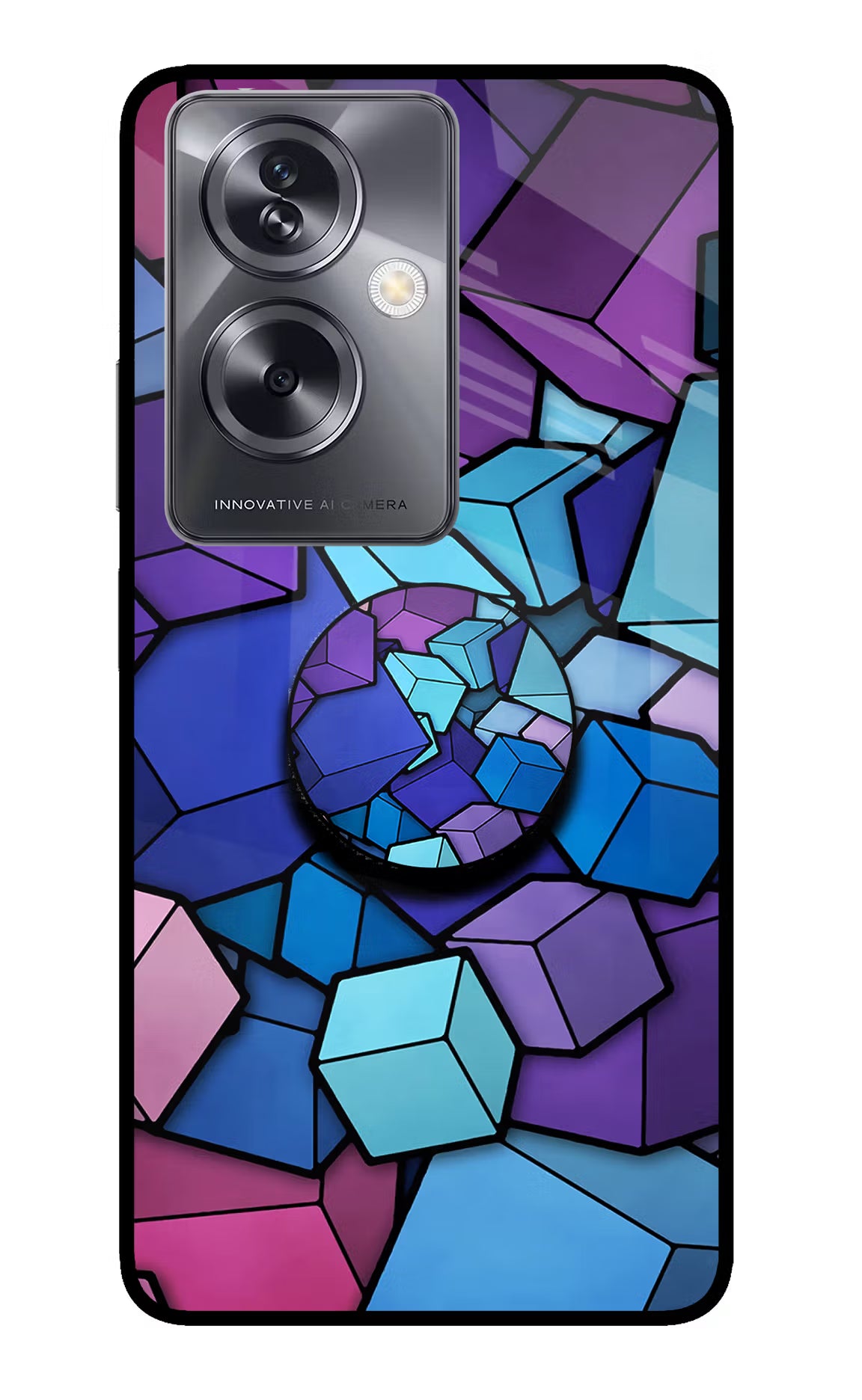 Cubic Abstract Oppo A79 5G Pop Case by Casekaro