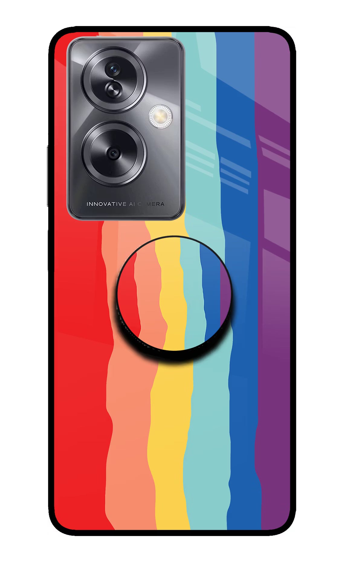 Rainbow Oppo A79 5G Pop Case by Casekaro