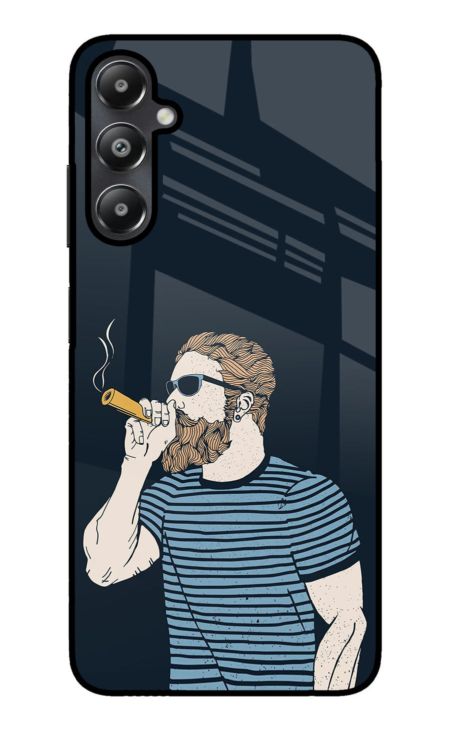 Smoking Samsung A05s Back Cover, Glass case