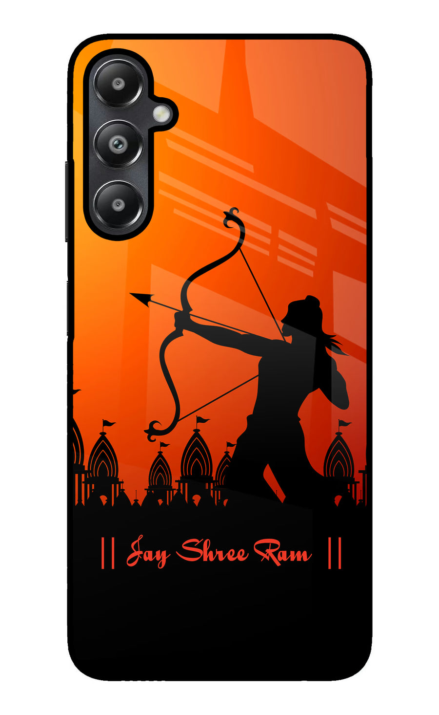 Lord Ram - 4 Samsung A05s Back Cover, Glass case