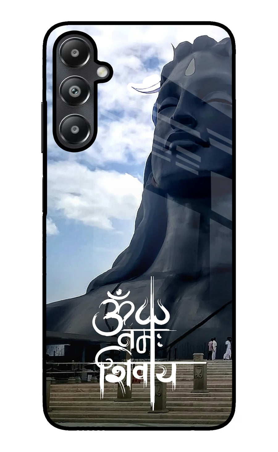 Om Namah Shivay Samsung A05s Back Cover, Glass case