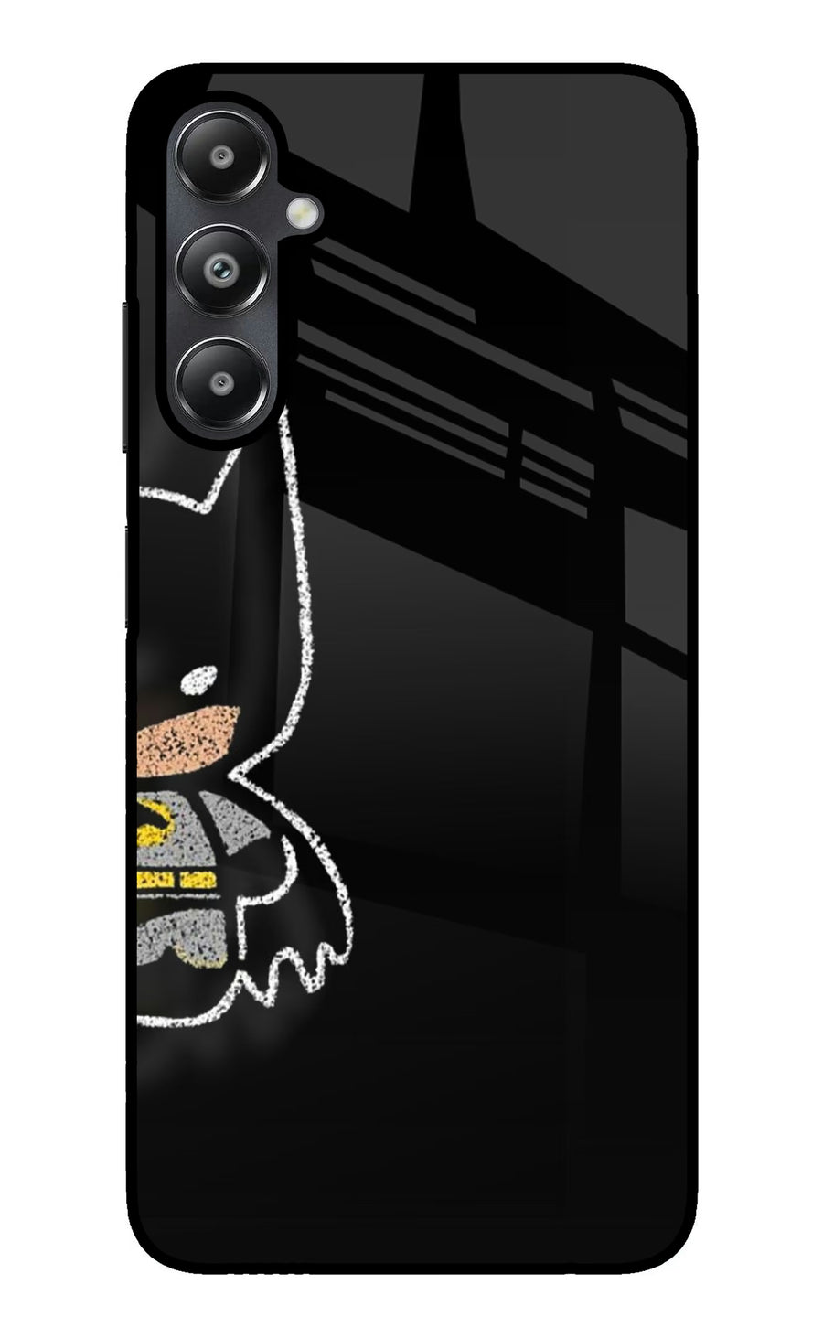 Bat Kitty Samsung A05s Back Cover, Glass case