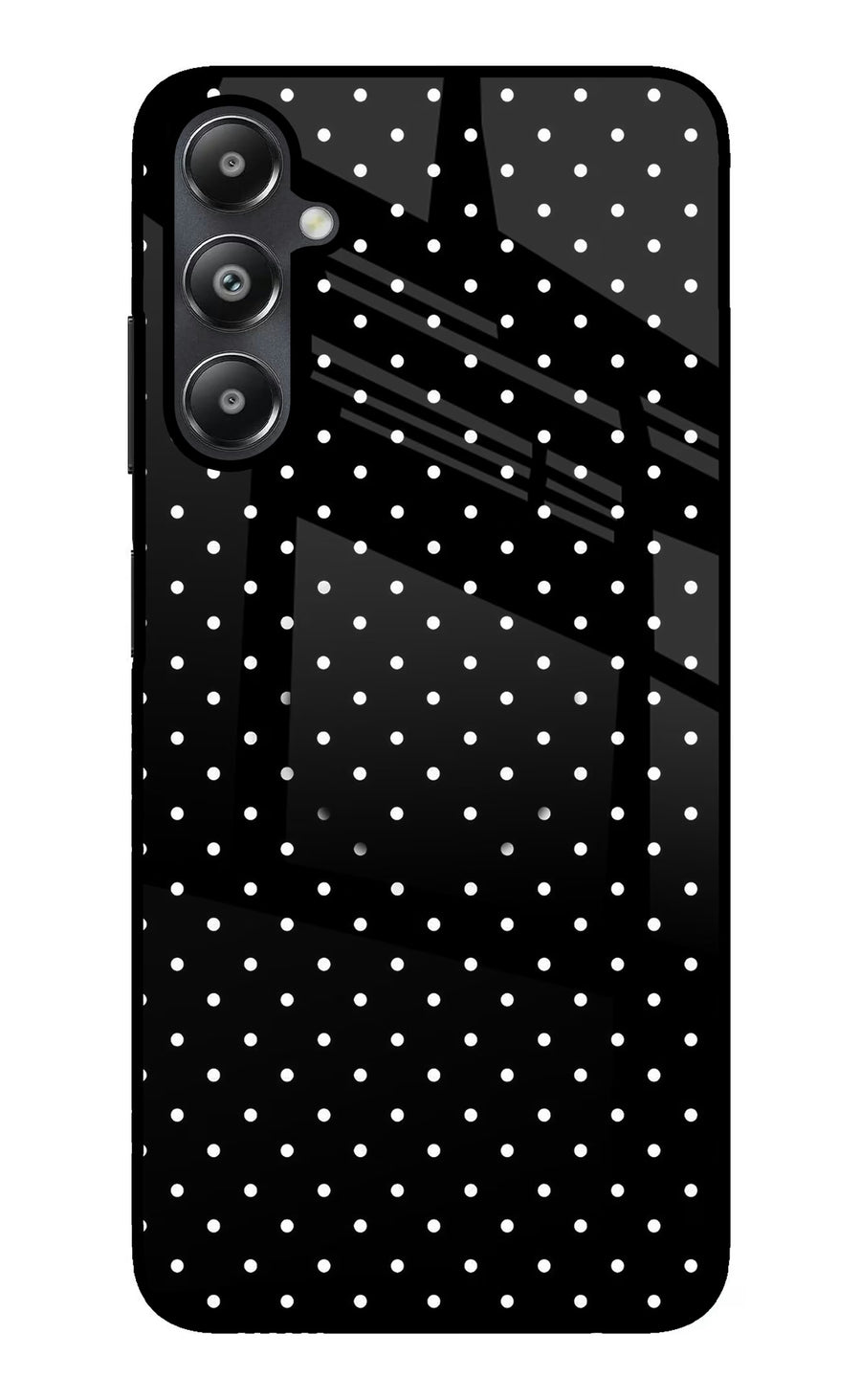 White Dots Samsung A05s Pop Case, Glass case