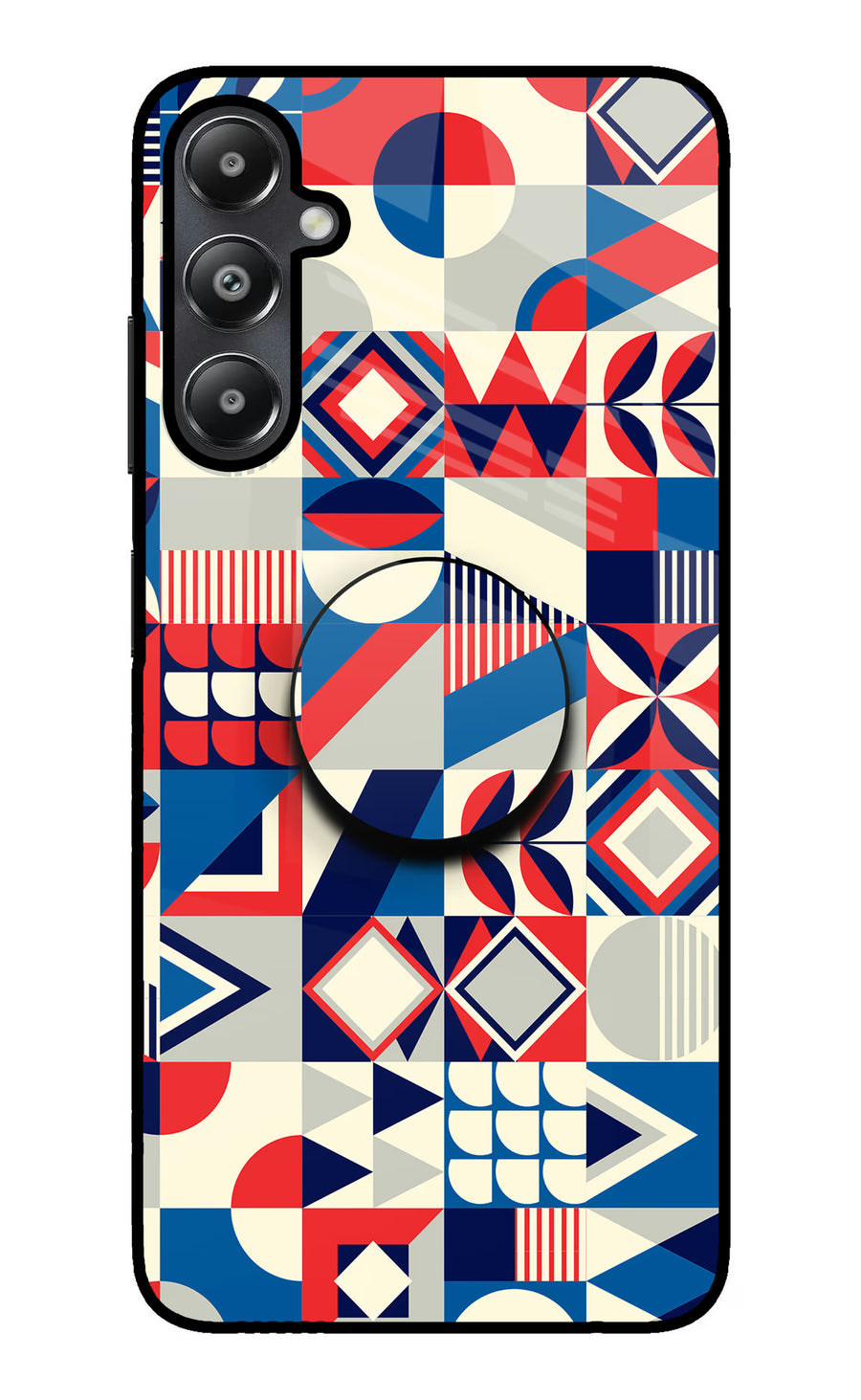 Colorful Pattern Samsung A05s Pop Case, Glass case