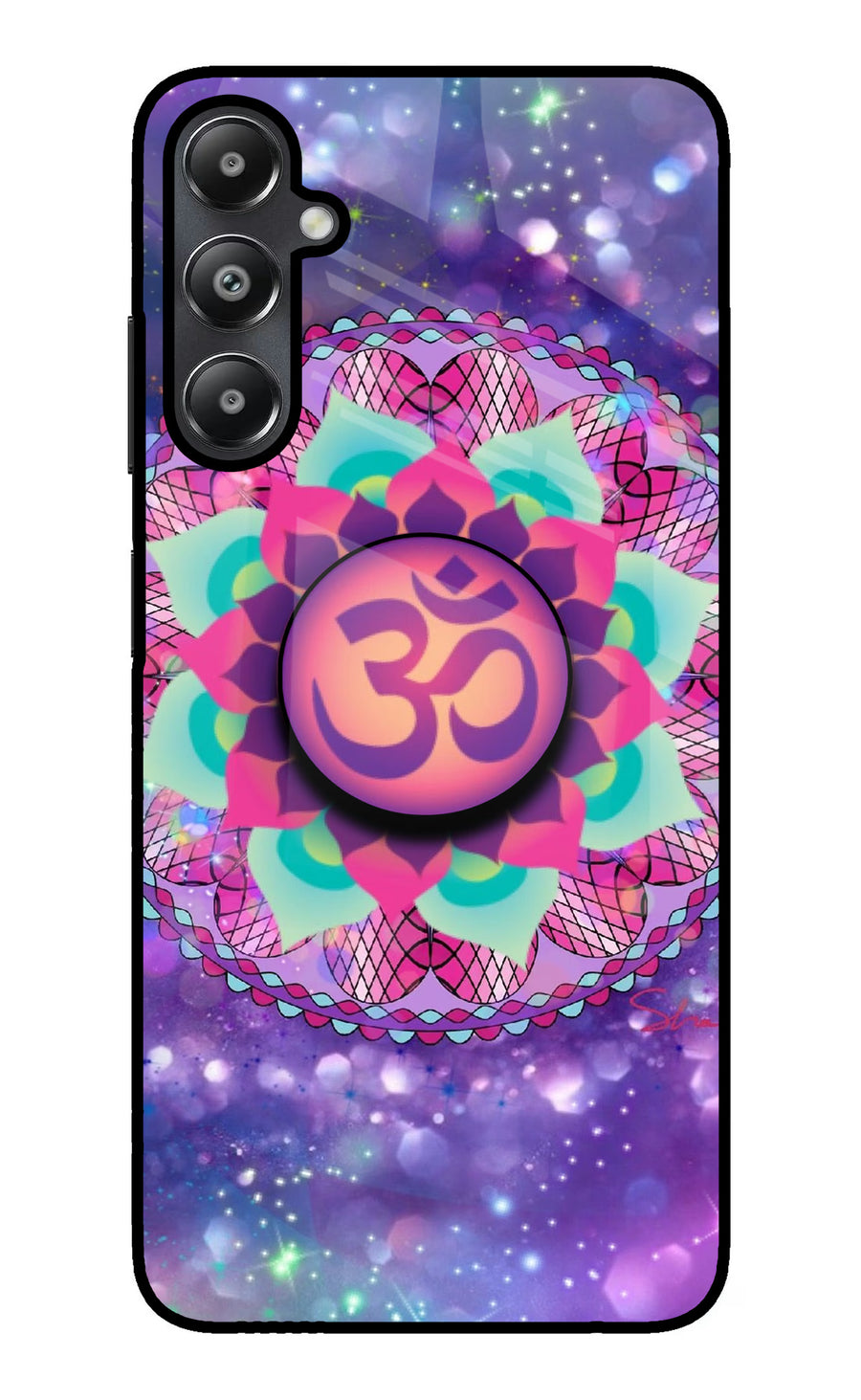 Om Purple Samsung A05s Pop Case, Glass case