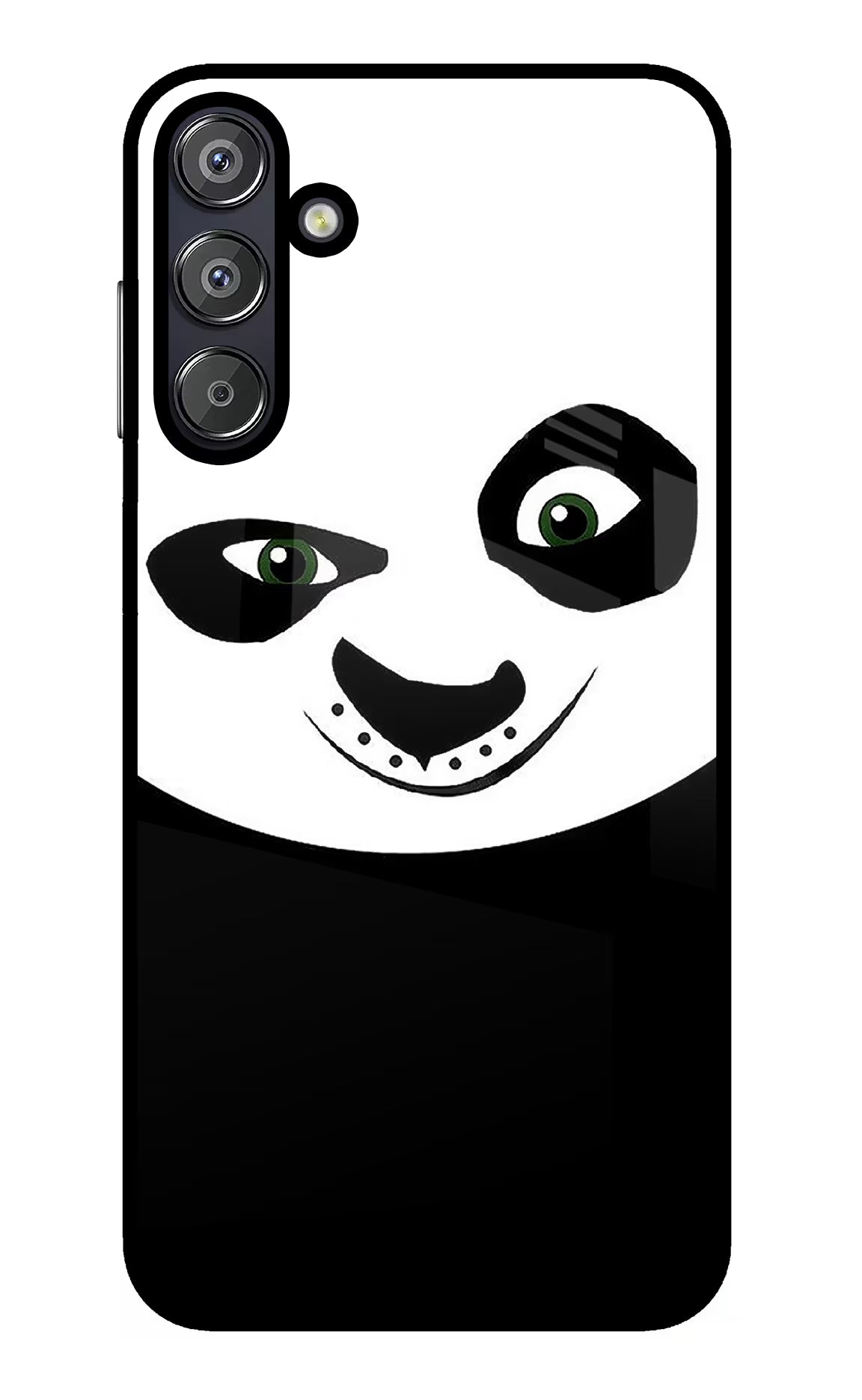 Panda Samsung F15 5G Glass Case Back Cover by Casekaro