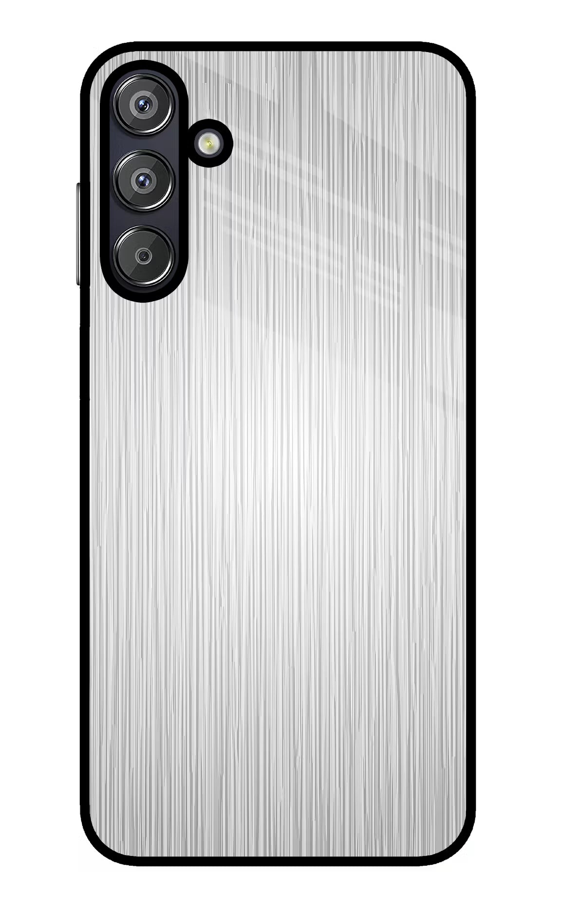 Wooden Grey Texture Samsung F15 5G Glass Case Back Cover by Casekaro
