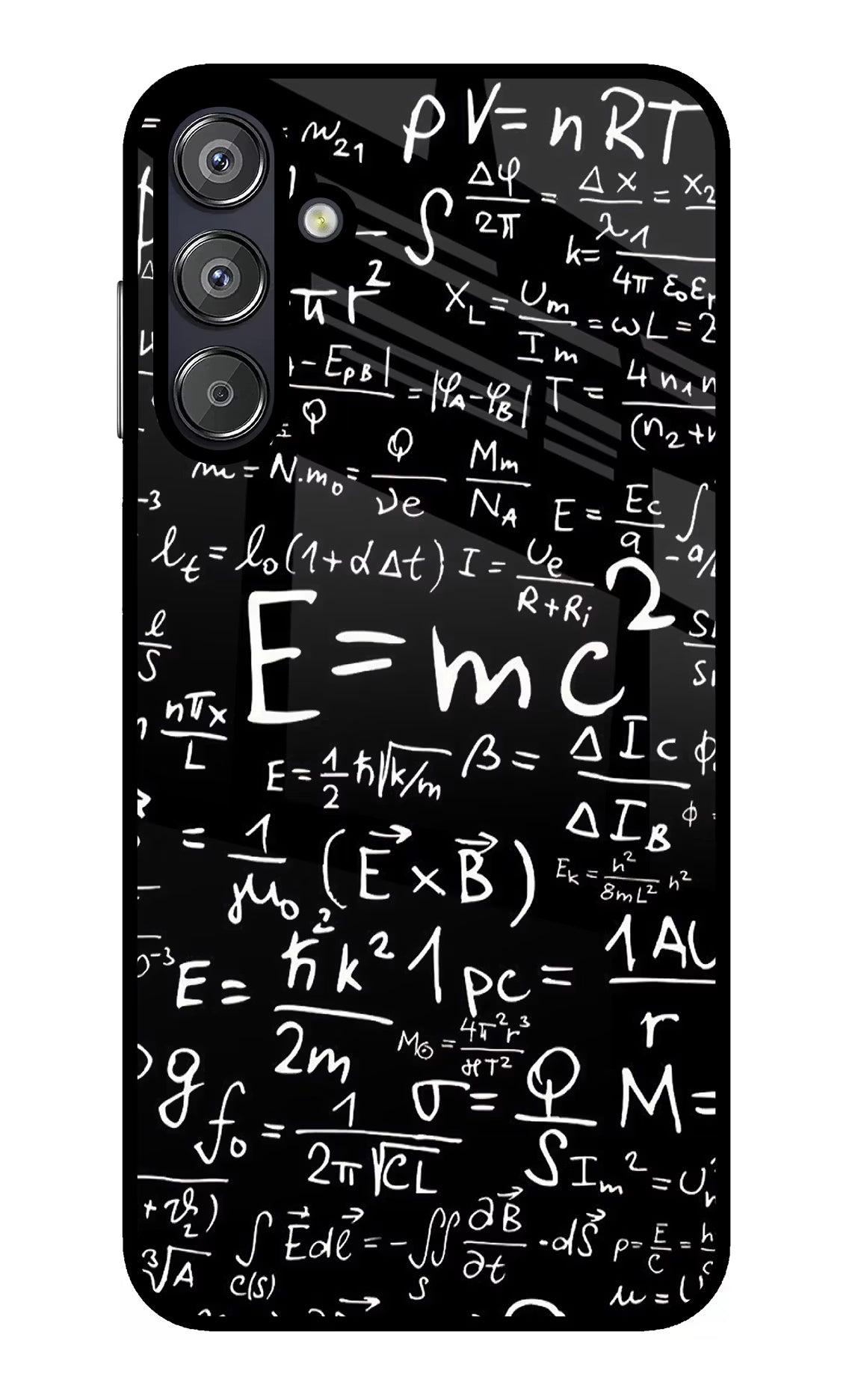 Physics Formula Samsung F15 5G Glass Case Back Cover by Casekaro