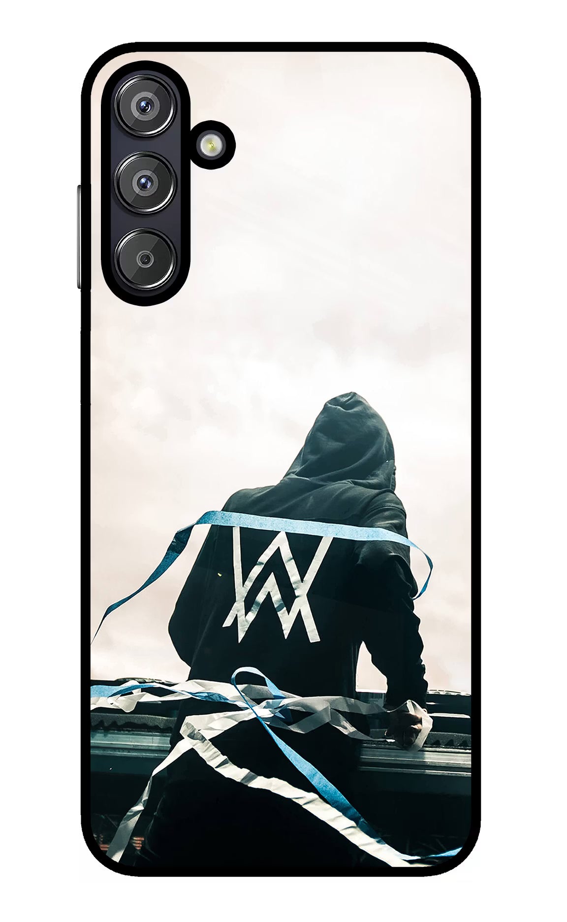 Alan Walker Samsung F15 5G Glass Case Back Cover by Casekaro