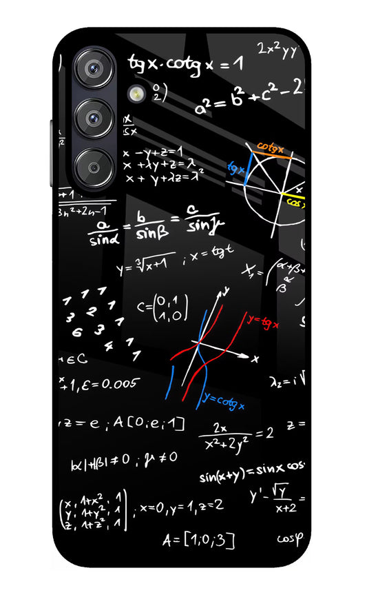 Mathematics Formula Samsung F15 5G Glass Case