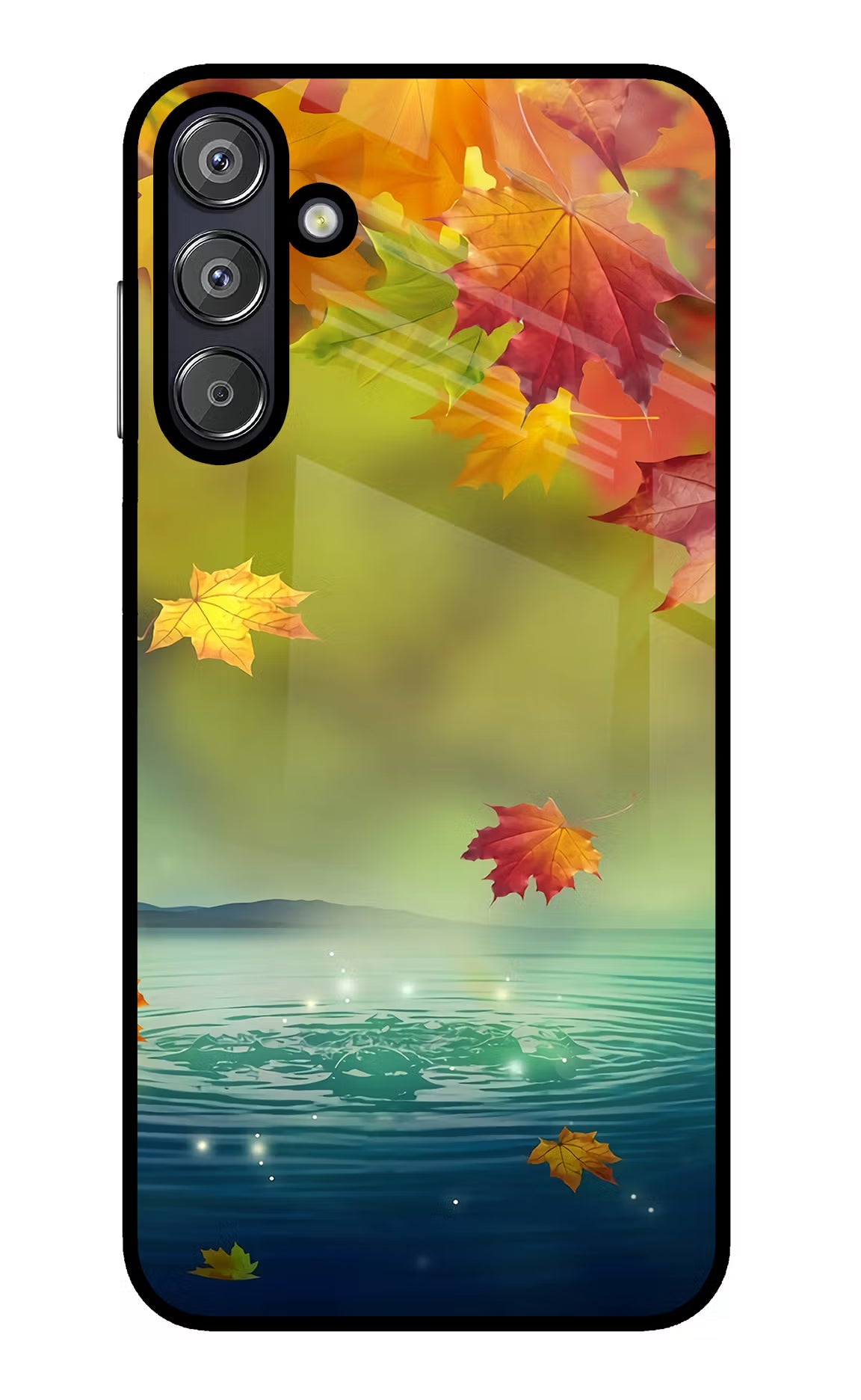 Flowers Samsung F15 5G Glass Case