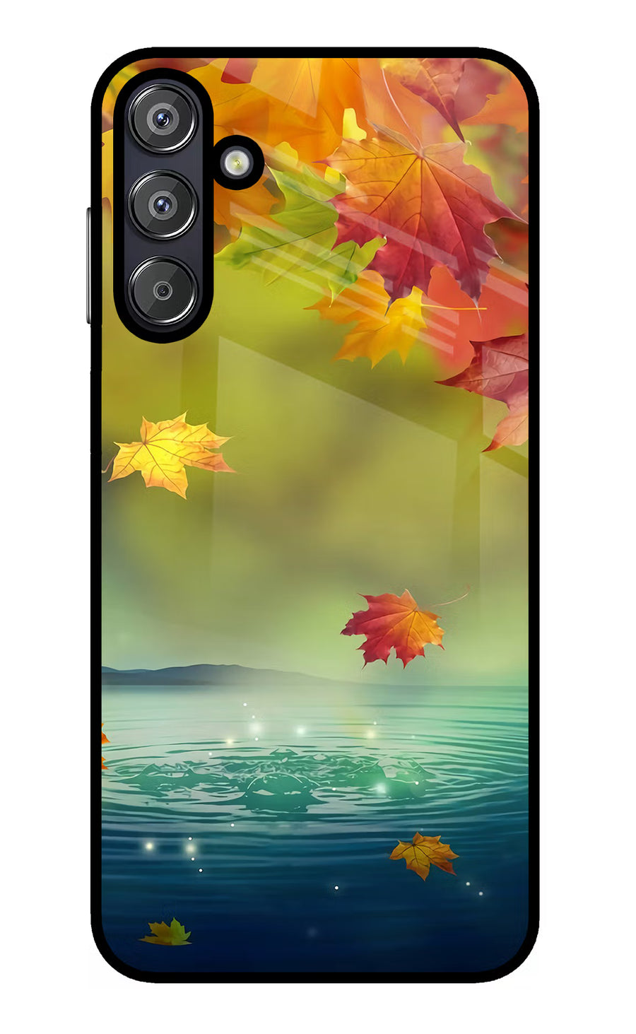 Flowers Samsung F15 5G Back Cover, Glass case