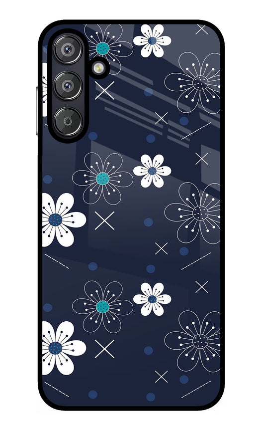 Flowers Samsung F15 5G Glass Case