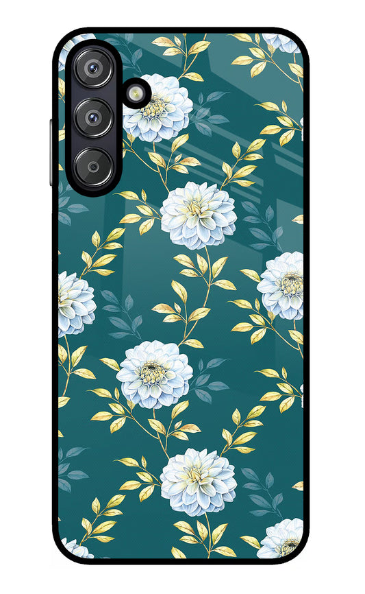 Flowers Samsung F15 5G Glass Case