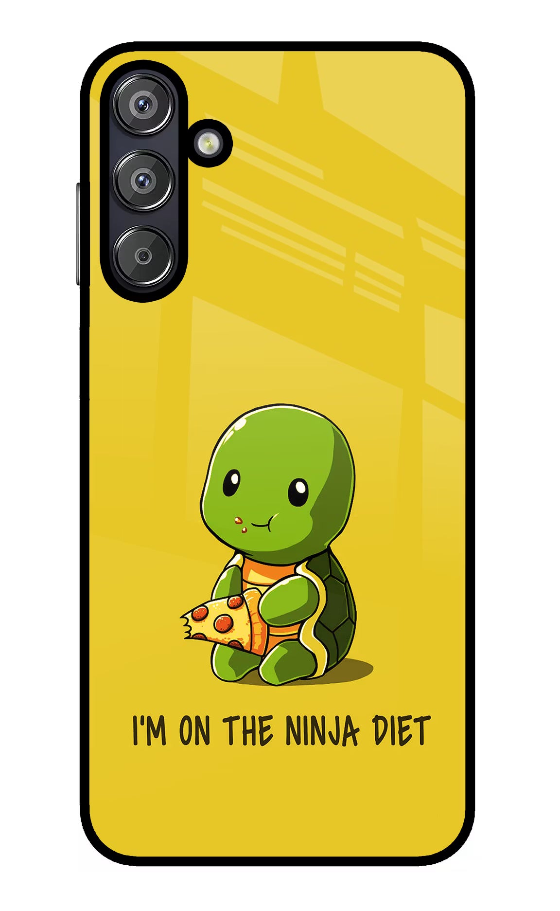 I'm on Ninja Diet Samsung F15 5G Glass Case Back Cover by Casekaro