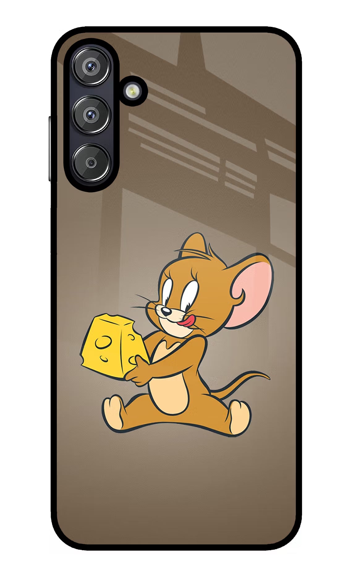 Jerry Samsung F15 5G Glass Case Back Cover by Casekaro