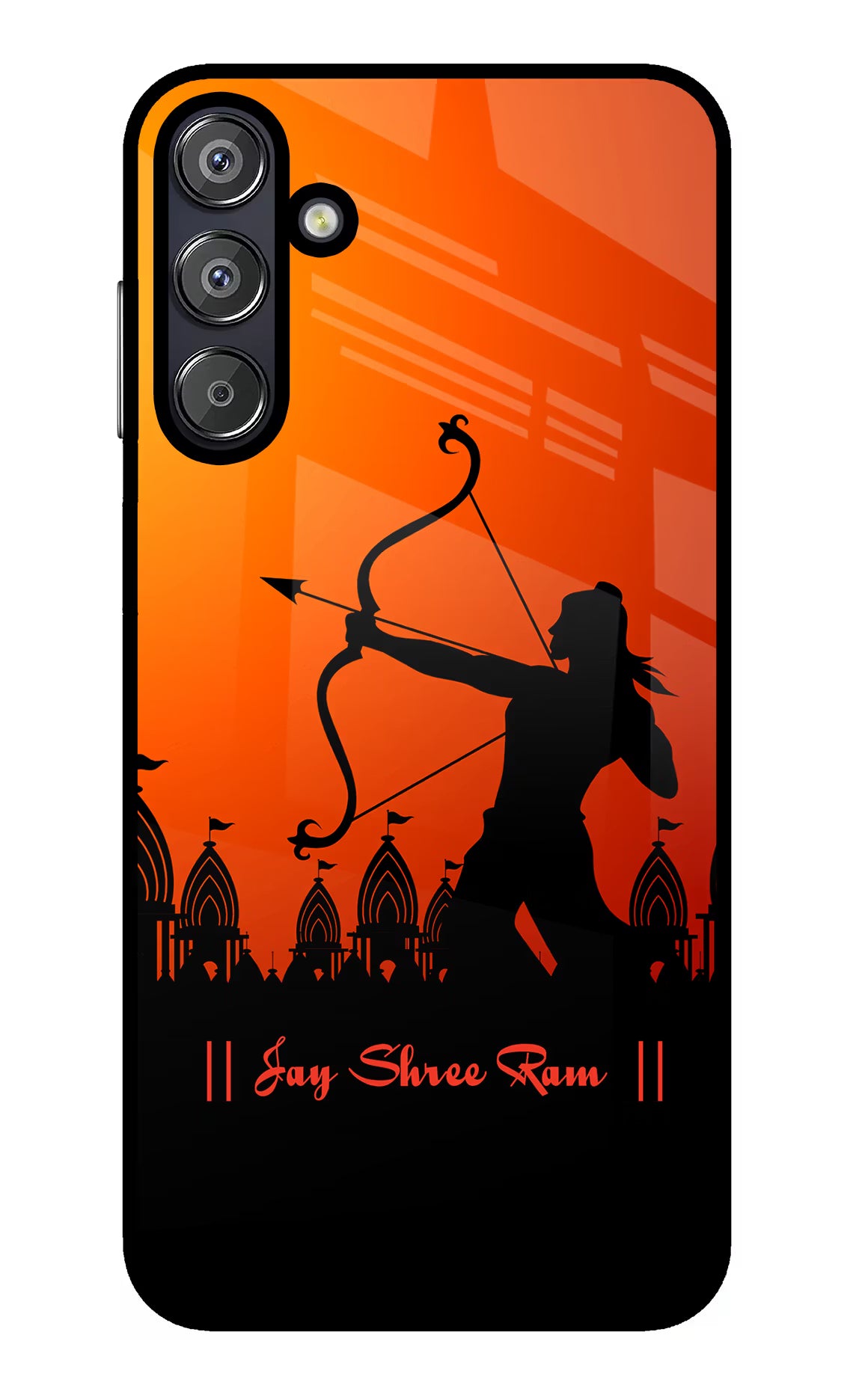 Lord Ram - 4 Samsung F15 5G Glass Case Back Cover by Casekaro