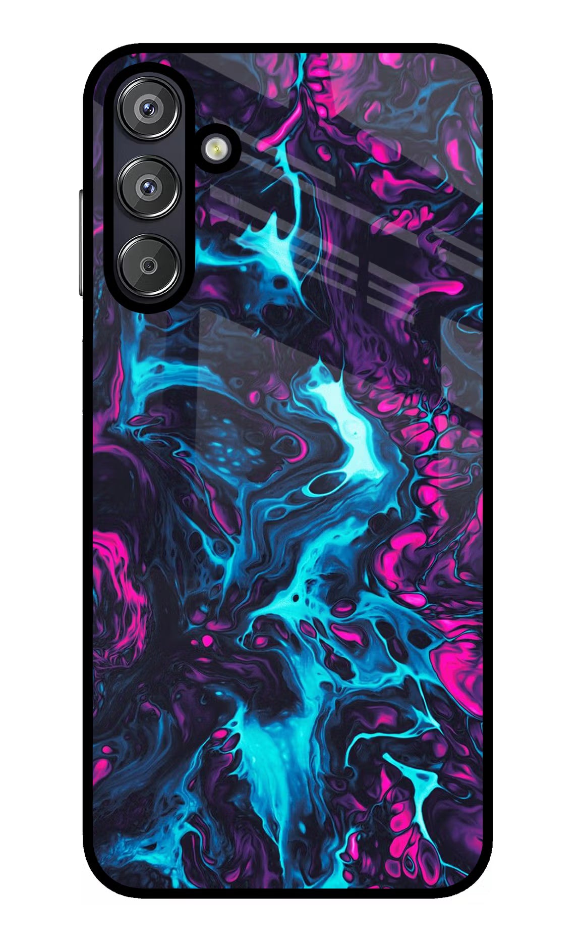 Abstract Samsung F15 5G Glass Case Back Cover by Casekaro