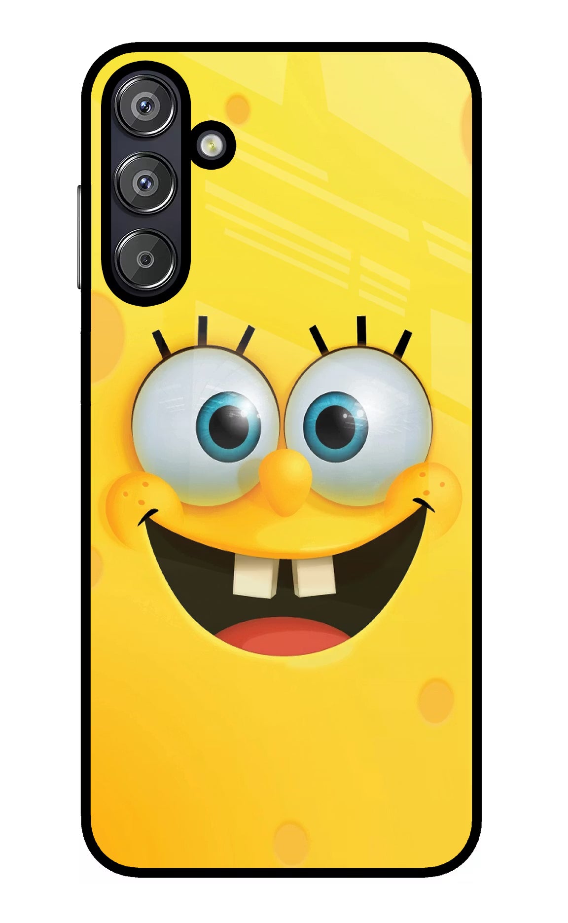 Sponge 1 Samsung F15 5G Glass Case Back Cover by Casekaro
